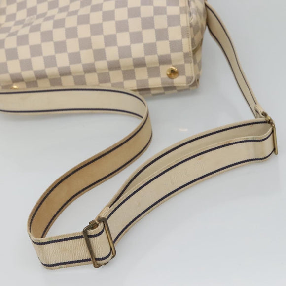 LOUIS VUITTON Damier Azur Naviglio Shoulder Bag N51189 LV Auth 119481