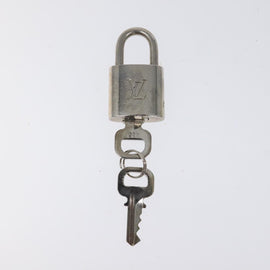 LOUIS VUITTON Padlock metal Silver LV Auth 119484 - 0