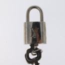LOUIS VUITTON Padlock metal Silver LV Auth 119484-5