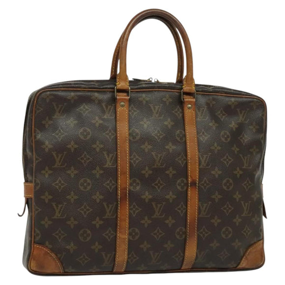 LOUIS VUITTON Monogram Porte Documents Voyage Business Bag M52005 LV Auth 119502