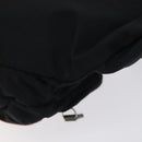 PRADA Sports Waist Bag Nylon Black Silver Auth 119506-16