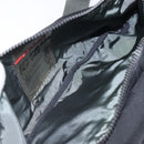 PRADA Sports Waist Bag Nylon Black Silver Auth 119506-11