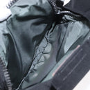 PRADA Sports Waist Bag Nylon Black Silver Auth 119506-23