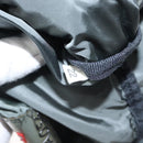 PRADA Sports Waist Bag Nylon Black Silver Auth 119506-12