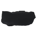PRADA Sports Waist Bag Nylon Black Silver Auth 119506-2