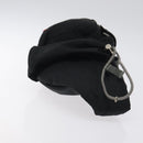 PRADA Sports Waist Bag Nylon Black Silver Auth 119506-3