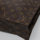 LOUIS VUITTON Monogram Sac Plat Hand Bag M51140 LV Auth 119510-9