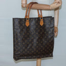 LOUIS VUITTON Monogram Sac Plat Hand Bag M51140 LV Auth 119510-18