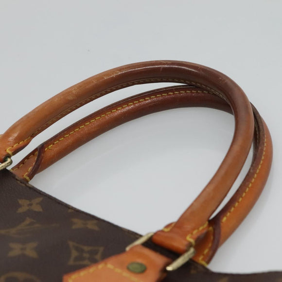 LOUIS VUITTON Monogram Sac Plat Hand Bag M51140 LV Auth 119510