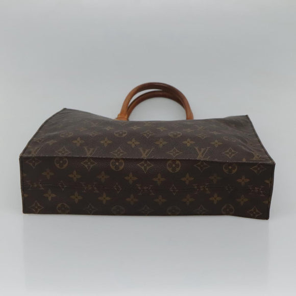 LOUIS VUITTON Monogram Sac Plat Hand Bag M51140 LV Auth 119510