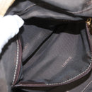 LOEWE Anagram Amazona 28 Hand Bag Leather Gold Auth 119534-23