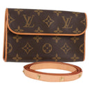 LOUIS VUITTON Monogram Pochette Florentine Waist bag M51855 LV Auth 119554AM-1