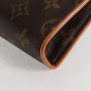 LOUIS VUITTON Monogram Pochette Florentine Waist bag M51855 LV Auth 119554AM-17