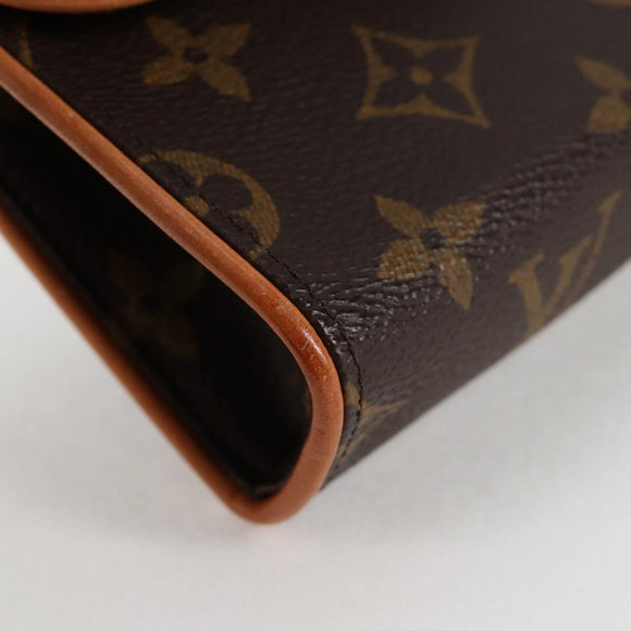 LOUIS VUITTON Monogram Pochette Florentine Waist bag M51855 LV Auth 119554AM