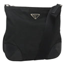 PRADA Shoulder Bag Nylon Black Auth 119572-1