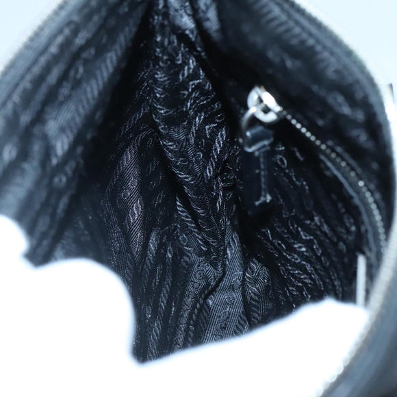 PRADA Shoulder Bag Nylon Black Auth 119572