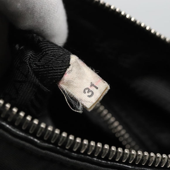 PRADA Shoulder Bag Nylon Black Auth 119572
