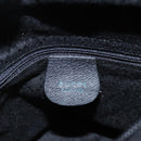 GUCCI Bamboo Hand Bag Suede 2way Black Gold 002 2058 0508 0 Auth 119581-20