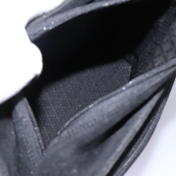 GUCCI Bamboo Hand Bag Suede 2way Black Gold 002 2058 0508 0 Auth 119581