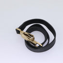 GUCCI Bamboo Hand Bag Suede 2way Black Gold 002 2058 0508 0 Auth 119581-25