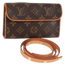 LOUIS VUITTON Monogram Pochette Florentine Waist bag M51855 LV Auth 119590V-1
