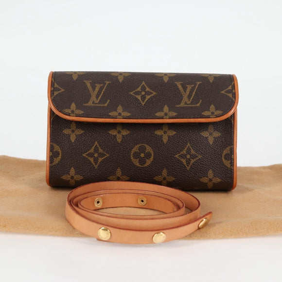 LOUIS VUITTON Monogram Pochette Florentine Waist bag M51855 LV Auth 119590AM