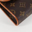 LOUIS VUITTON Monogram Pochette Florentine Waist bag M51855 LV Auth 119590AM-14