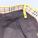 BURBERRY Nova Check Tote Bag PVC Beige Auth 119595-17