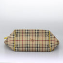 BURBERRY Nova Check Tote Bag PVC Beige Auth 119595-5