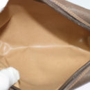 GUCCI GG Supreme Web Sherry Line Bag PVC Beige Gold 001 115 6655 Auth 119601-10