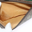 GUCCI GG Supreme Web Sherry Line Bag PVC Beige Gold 001 115 6655 Auth 119601-11