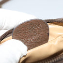 GUCCI GG Supreme Web Sherry Line Bag PVC Beige Gold 001 115 6655 Auth 119601-12