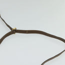 GUCCI GG Supreme Web Sherry Line Bag PVC Beige Gold 001 115 6655 Auth 119601-8