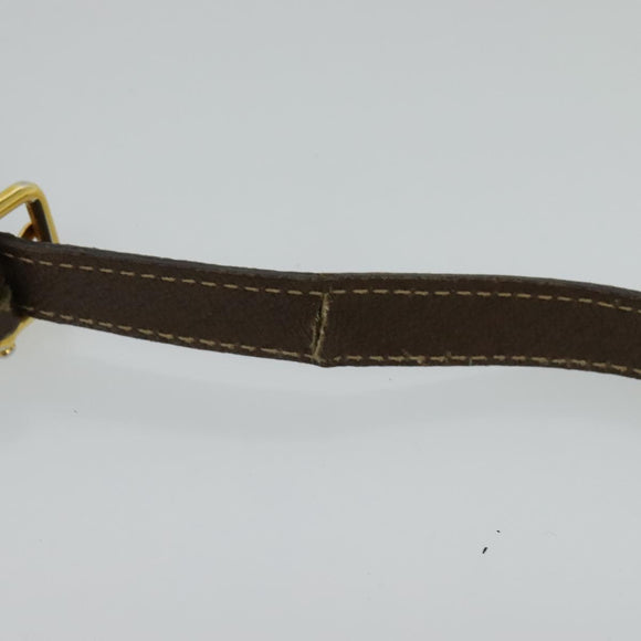 GUCCI GG Supreme Web Sherry Line Bag PVC Beige Gold 001 115 6655 Auth 119601