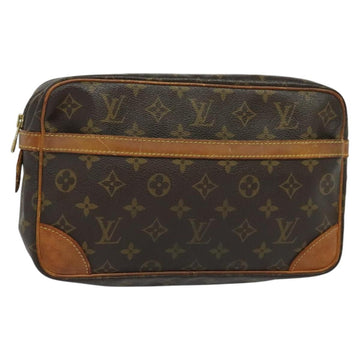 LOUIS VUITTON Monogram Compiegne 28 Clutch Bag M51845 LV Auth 119603
