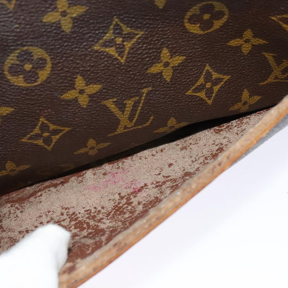 LOUIS VUITTON Monogram Compiegne 28 Clutch Bag M51845 LV Auth 119603