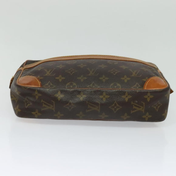 LOUIS VUITTON Monogram Compiegne 28 Clutch Bag M51845 LV Auth 119603