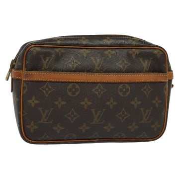 LOUIS VUITTON Monogram Compiegne 23 Clutch Bag M51847 LV Auth 119618