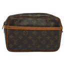 LOUIS VUITTON Monogram Compiegne 23 Clutch Bag M51847 LV Auth 119618-13