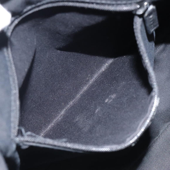 GUCCI GG Canvas Shoulder Bag Black 121023 Auth 119620