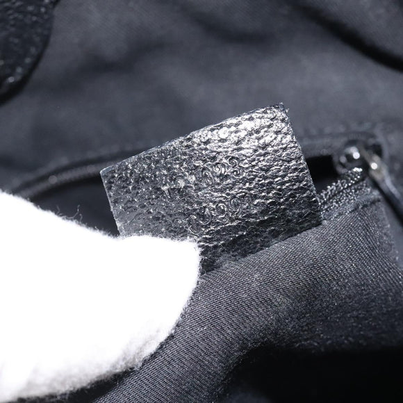 GUCCI GG Canvas Shoulder Bag Black 121023 Auth 119620