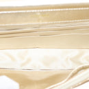 CHANEL New Travel Line Chain Wallet Nylon Gold CC Auth 119624-20