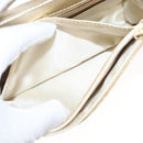 CHANEL New Travel Line Chain Wallet Nylon Gold CC Auth 119624-25