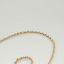 CHANEL New Travel Line Chain Wallet Nylon Gold CC Auth 119624-8