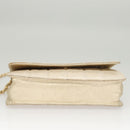 CHANEL New Travel Line Chain Wallet Nylon Gold CC Auth 119624-9