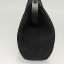 GUCCI GG Canvas Bamboo Push Lock Hand Bag Black Auth 119629A-5