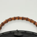 GUCCI GG Canvas Bamboo Push Lock Hand Bag Black Auth 119629A-8