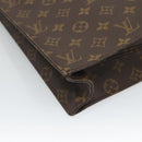 LOUIS VUITTON Monogram Sac Plat Hand Bag M51140 LV Auth 119655-16