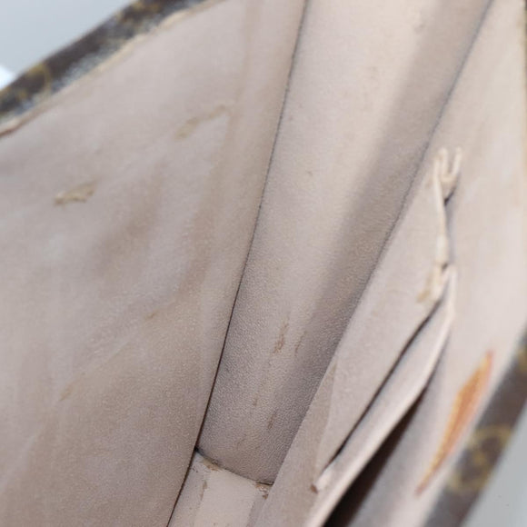 LOUIS VUITTON Monogram Sac Plat Hand Bag M51140 LV Auth 119655