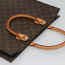 LOUIS VUITTON Monogram Sac Plat Hand Bag M51140 LV Auth 119655-6